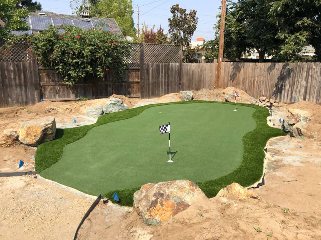 Putting Green with fringe